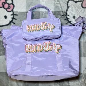 Purple Weekender Bag